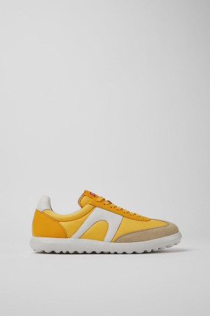 Zapatillas Camper Pelotas Xlite Textil Cuero Hombre Amarillo | NSKHC-7280