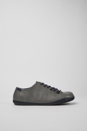 Zapatillas Camper Peu Cuero Hombre Gris | UQZAC-3689