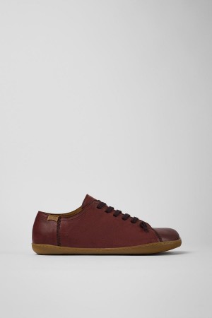 Zapatillas Camper Peu Cuero Hombre Marrones | RLSWO-5106