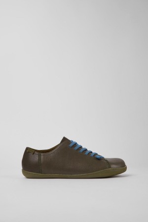 Zapatillas Camper Peu Cuero Hombre Verde | DATIL-1027