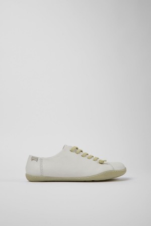 Zapatillas Camper Peu Cuero Mujer Blancas | ZCWBJ-0482