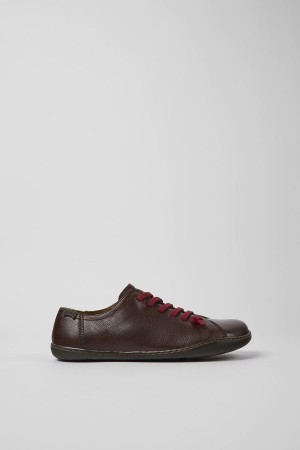 Zapatillas Camper Peu Cuero Mujer Marrones | STPNU-0341