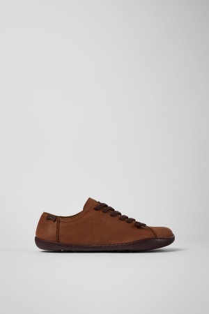 Zapatillas Camper Peu Cuero Mujer Marrones | RGTNB-0619