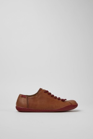 Zapatillas Camper Peu Cuero Mujer Marrones | EYCSA-5697