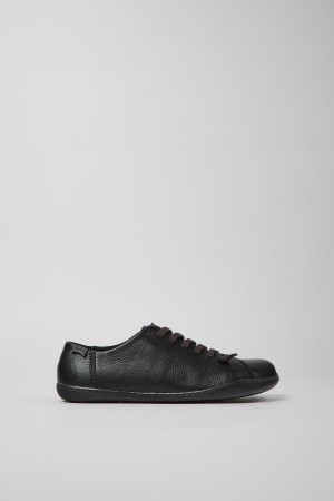 Zapatillas Camper Peu Cuero Mujer Negras | LGUJT-4968