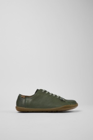 Zapatillas Camper Peu Cuero Mujer Verde | ZQCOT-6095