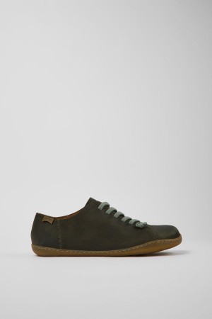 Zapatillas Camper Peu Nubuck Hombre Verde | JVMZN-0598