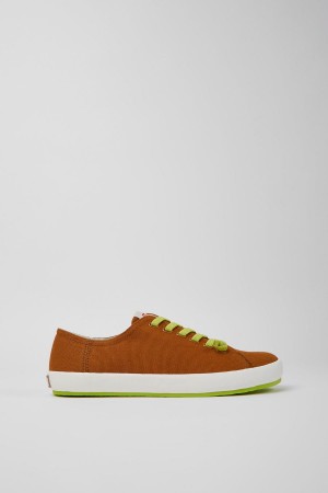 Zapatillas Camper Peu Rambla Textil Hombre Marrones | DTQLS-1569