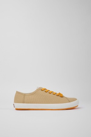 Zapatillas Camper Peu Rambla Textil Hombre Beige | UQKZT-0274