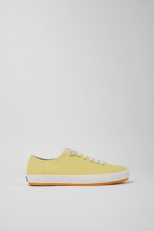 Zapatillas Camper Peu Rambla Textil Mujer Amarillo | KAJFN-2960