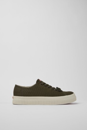 Zapatillas Camper Peu Roda Recycled Algodon Hombre Verde | JFBPQ-4830