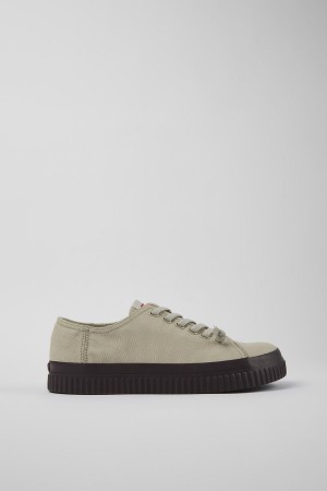 Zapatillas Camper Peu Roda Recycled Algodon Hombre Gris | LSXCT-0917