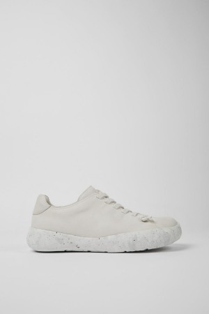 Zapatillas Camper Peu Stadium Cuero Hombre Blancas | EQGPU-5081