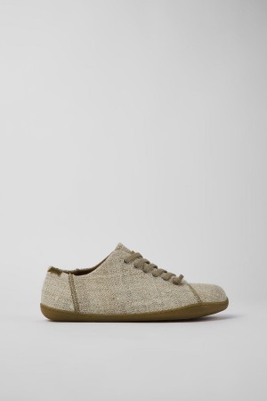Zapatillas Camper Peu Textil Hombre Beige | RVQAY-4170