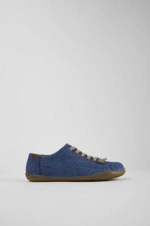 Zapatillas Camper Peu Textil Mujer Azules | QFMVA-0976