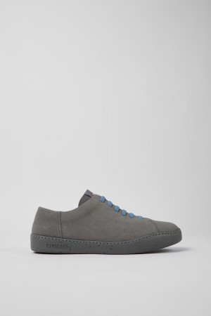 Zapatillas Camper Peu Touring Nubuck Hombre Gris | YFKIJ-0428