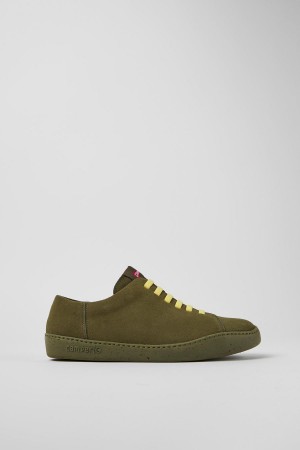 Zapatillas Camper Peu Touring Nubuck Hombre Verde | ZWVOU-7489