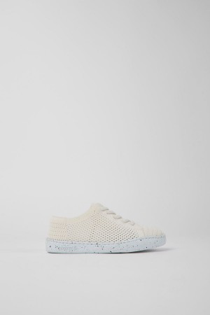 Zapatillas Camper Peu Touring Textil Niño Blancas | EGINS-6731