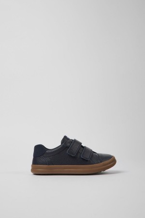 Zapatillas Camper Pursuit Cuero Nubuck Niña Azules | OWBYF-5879