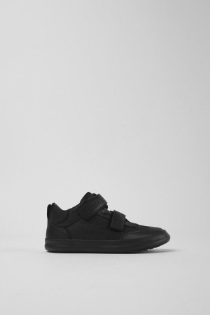 Zapatillas Camper Pursuit Cuero Textil Niña Negras | KTUOG-9780