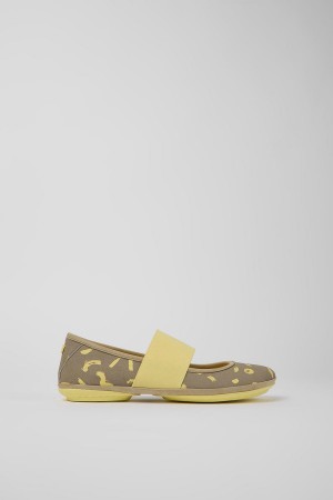 Zapatillas Camper Right Textil Nubuck Mujer Blancas | UEVAY-6508