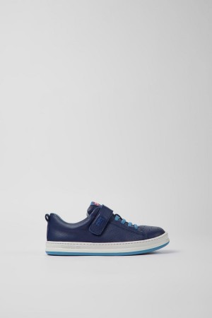 Zapatillas Camper Runner Cuero Niño Azules | GTCSK-3560