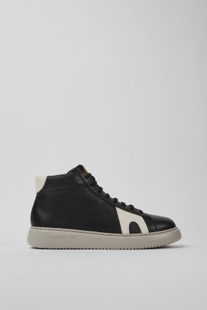 Zapatillas Camper Runner K21 Cuero Hombre Negras | WVGRY-8621