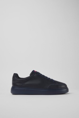 Zapatillas Camper Runner K21 Cuero Hombre Azules | SRLYE-4056