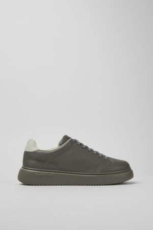 Zapatillas Camper Runner K21 Cuero Hombre Gris | YQEFL-9178