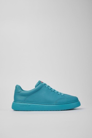 Zapatillas Camper Runner K21 Cuero Hombre Azules | KWDQI-4607