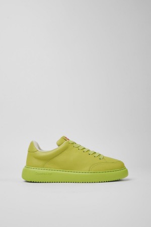 Zapatillas Camper Runner K21 Cuero Mujer Verde | TGPIR-5072