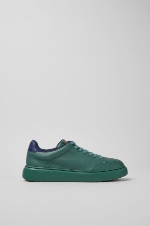 Zapatillas Camper Runner K21 Cuero Mujer Verde | MSIAQ-6843