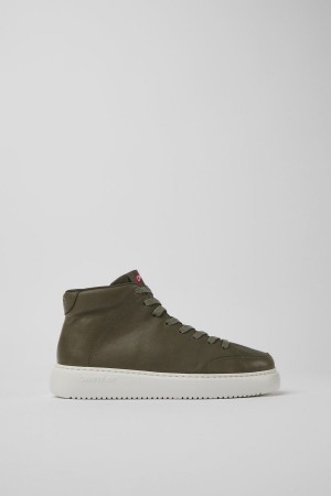 Zapatillas Camper Runner K21 Cuero Mujer Verde | EHFTI-2459