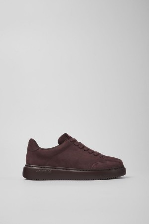 Zapatillas Camper Runner K21 Nubuck Mujer Burdeos | JCZHY-8406