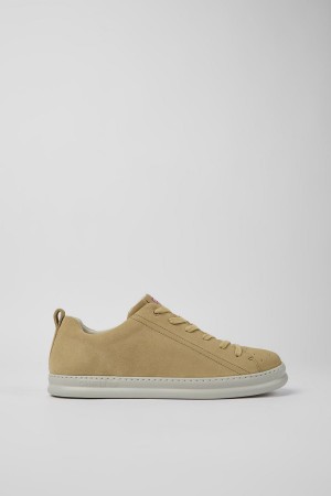 Zapatillas Camper Runner Nubuck Hombre Beige | VUQLJ-2985