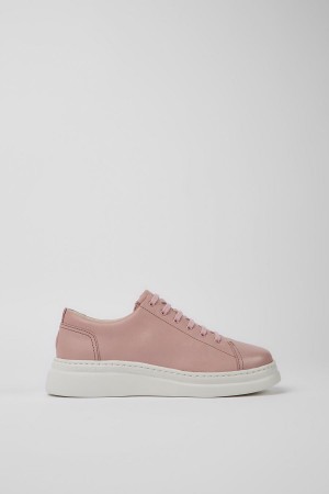 Zapatillas Camper Runner Up Cuero Mujer Rosas | RAZHD-8429