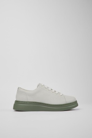 Zapatillas Camper Runner Up Nondyed Cuero Mujer Blancas | FTRQW-6892