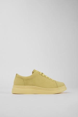 Zapatillas Camper Runner Up Nubuck Mujer Amarillo | KJGTI-0518