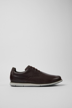 Zapatillas Camper Smith Cuero Hombre Marrones | IARET-9816