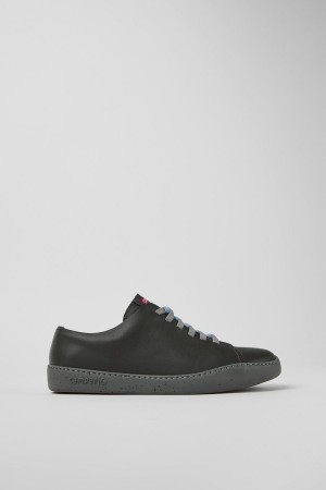 Zapatillas Camper Twins Cuero Hombre Gris | ELQKY-3518