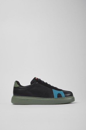 Zapatillas Camper Twins Cuero Nubuck Hombre Negras | ZEJMK-0572