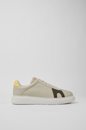 Zapatillas Camper Twins Cuero Nubuck Hombre Gris | NUEWM-7398