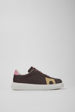 Zapatillas Camper Twins Cuero Nubuck Mujer Marrones | AXZOP-6470