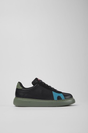 Zapatillas Camper Twins Cuero Nubuck Mujer Negras | HGEWP-7912