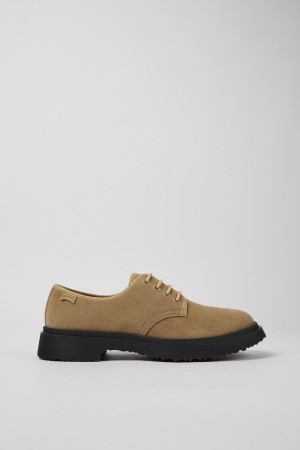 Zapatillas Camper Walden Cuero Hombre Beige | VFIGW-2704