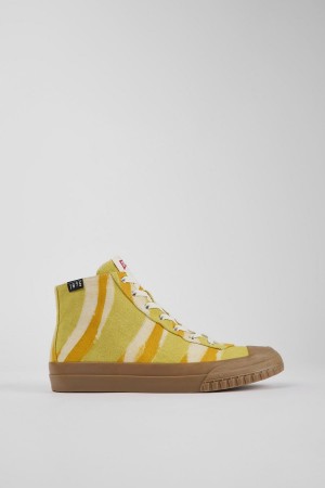 Zapatillas Camper X Efi Organic Algodon Hombre Amarillo | VFBZO-8072