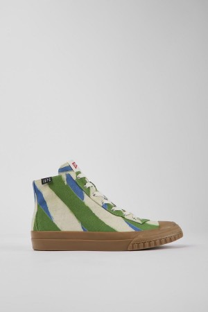 Zapatillas Camper X Efi Organic Algodon Hombre Verde | NDQBM-4618