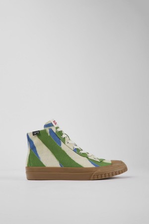 Zapatillas Camper X Efi Organic Algodon Mujer Verde | XPOEA-3261