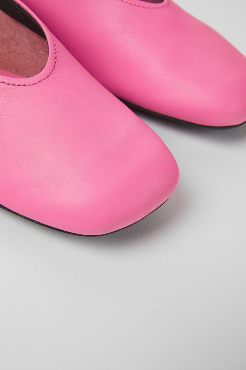 Ballerinas Camper Casi Myra Cuero Mujer Rosas | XEYVJ-0896