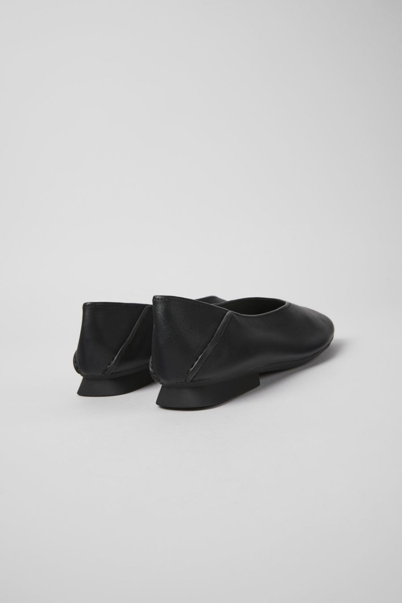 Ballerinas Camper Casi Myra Cuero Mujer Negras | XKHGT-7498
